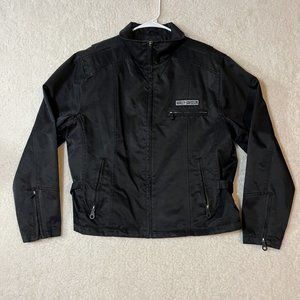 Harley-Davidson Cotton Nylon Jacket Mens XL Black RN 103819 / CA 03402